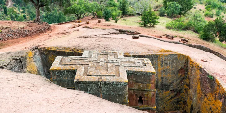 Lalibela na Etiópia - África