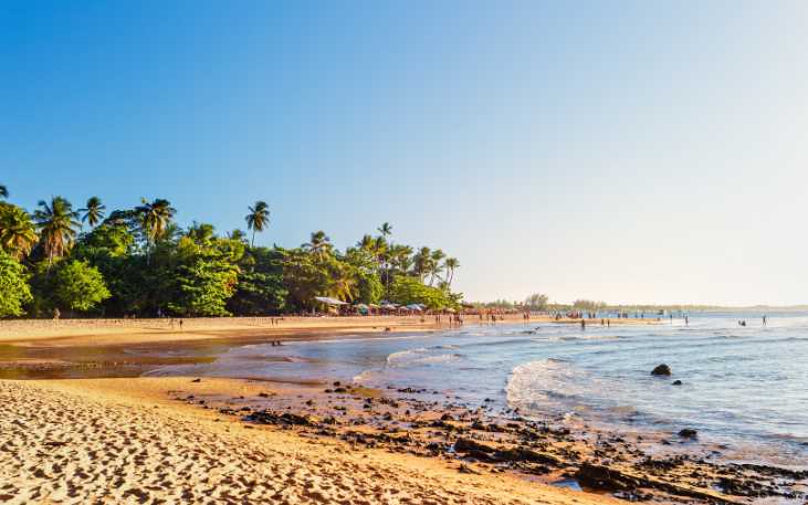 Tropical beach at Península de Maraú - Bahia - Casa dos Arandis