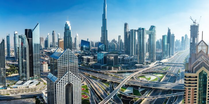 Burj Khalifa in Dubai downtown