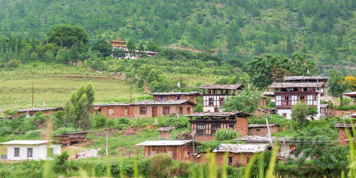 traditional Bhutan houses - Pacotes para Butão