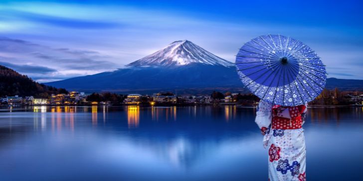 Fuji mountain, Kawaguchiko lake in Japan - Pacotes para Japão