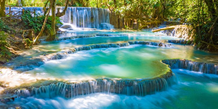 Kuang Si Waterfall, Luang Prabang, Laos - Pacotes para Laos