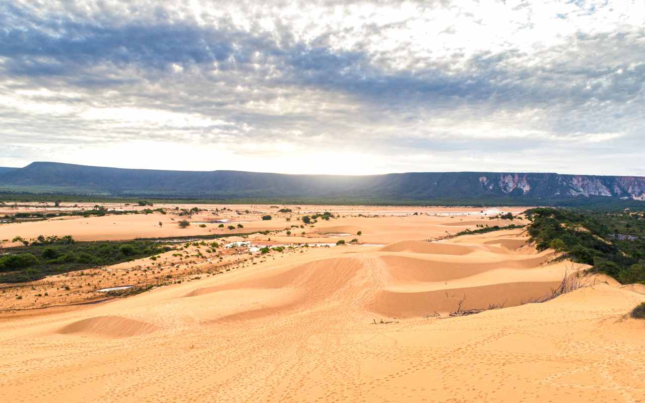 view of sand dunes in Jalapão - Jalapão 360°