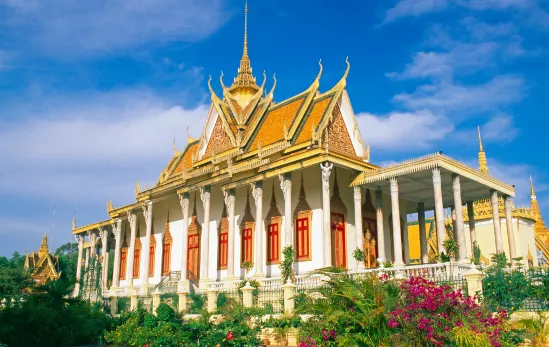 The Silver Pagoda, Phnom Penh. Cambodia - Clima em Camboja
