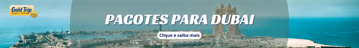 Banner pacotes para Dubai da Gold Trip