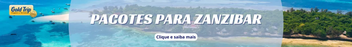 Banner pacotes para Zanzibar da Gols Trip