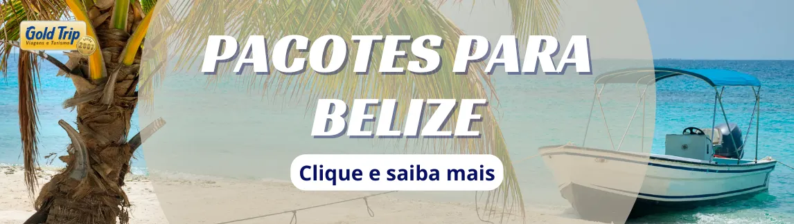 Banner celular Pacotes para Belize da Gold Trip