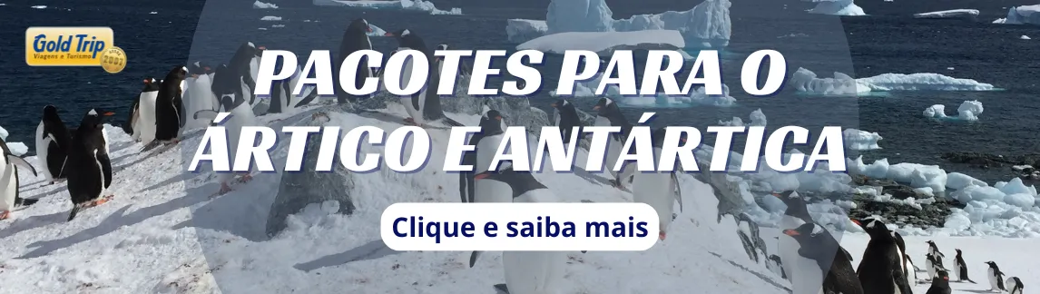 Banner celular pacotes para o Ártico e Antártica