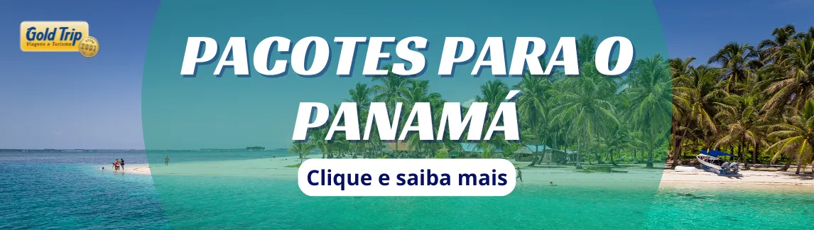 Banner celular Pacotes para o Panamá da Gold Trip