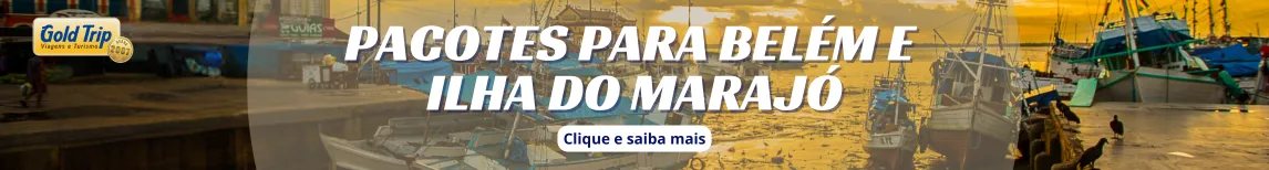 Banner Pacotes para Belém e Ilha do Marajó