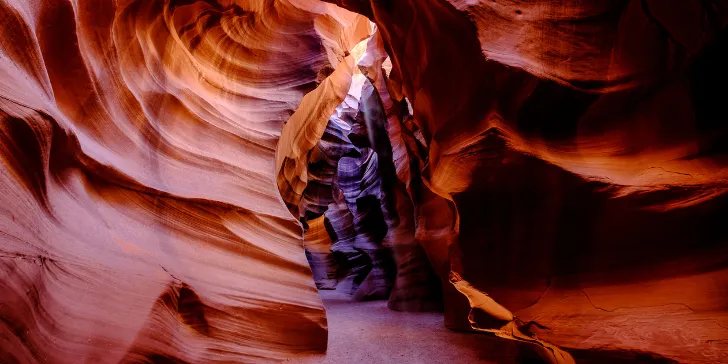 Antelope Canyon em Page nos Estados Unidos