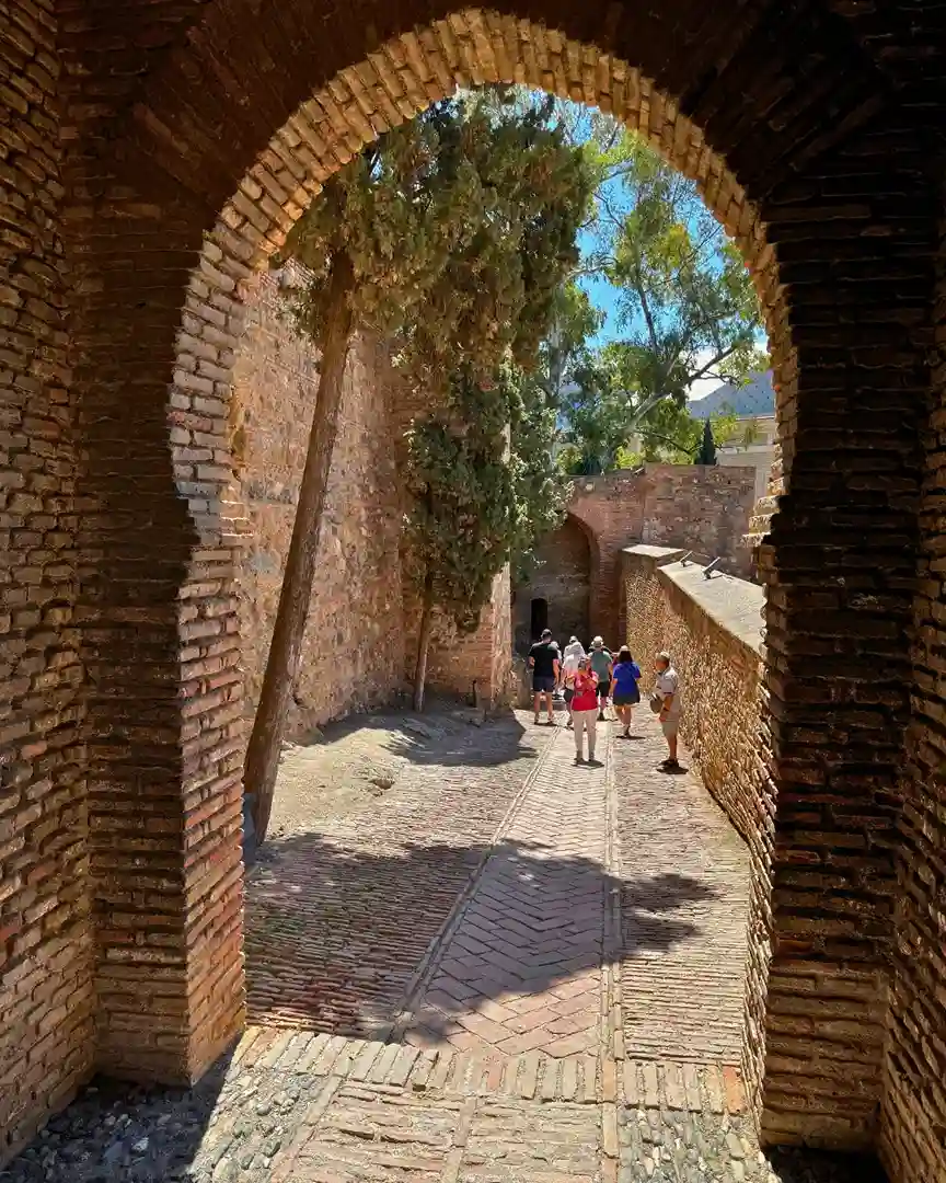 Alcazaba em Málaga na Espanha
