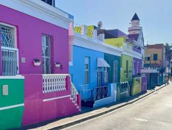 Bairro BooKap em Cape Town na África do Sul