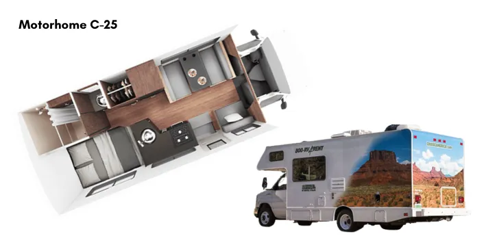 Motorhome Cruise America - Modelo C25