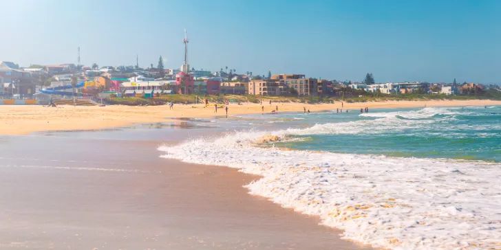 Praia em Jeffreys Bay na Rota Jardim
