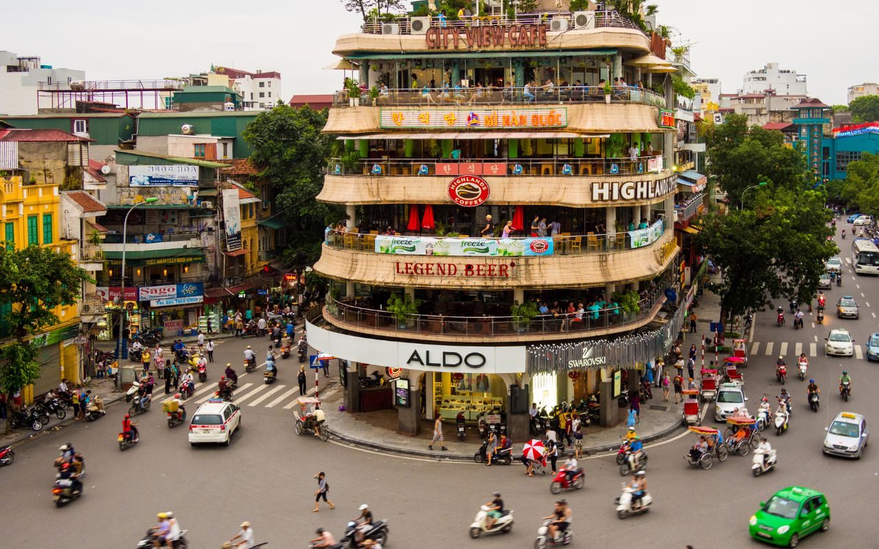 Dong Kinh Nghia Thuc, um bairro da cidade de Hanói - Norte do Vietnã